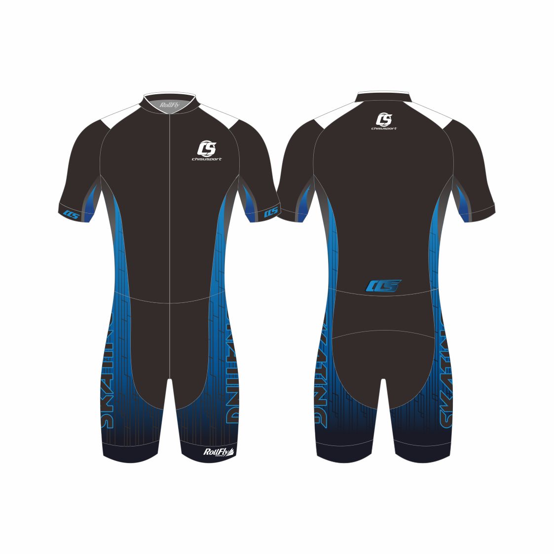 rollfy inline speed skating suit Design Template 301