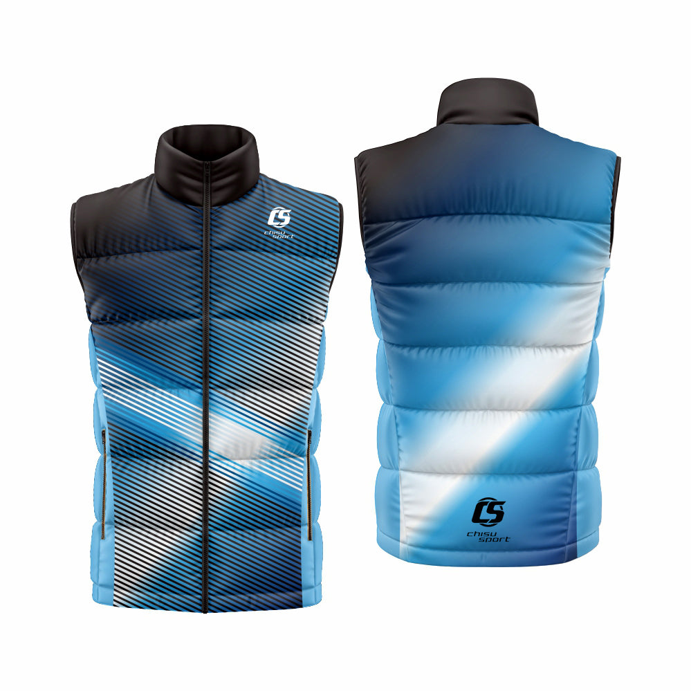 Sublimation printing custom OEM puffy vest down veat