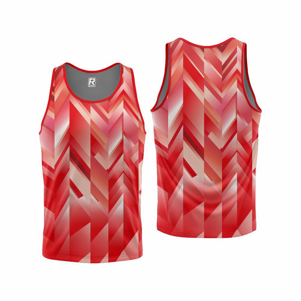 High quality moisture-absorbent breathable polyester spandex sublimation transfer tank top custom for woman