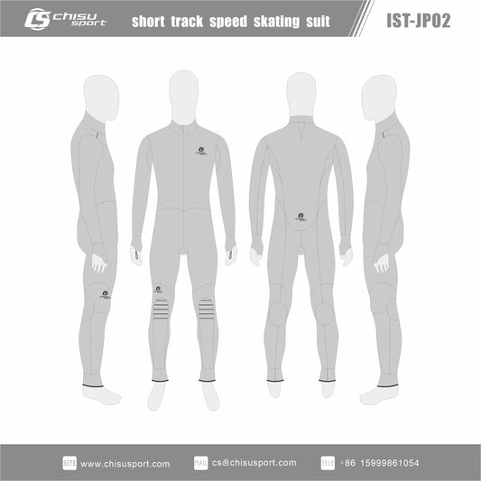chisusport Design templates-short track speed skating suit IST-JP02