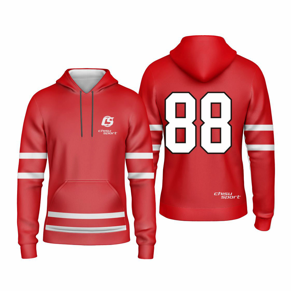 Sublimated Custom ice Hockey Hoodie design template-401