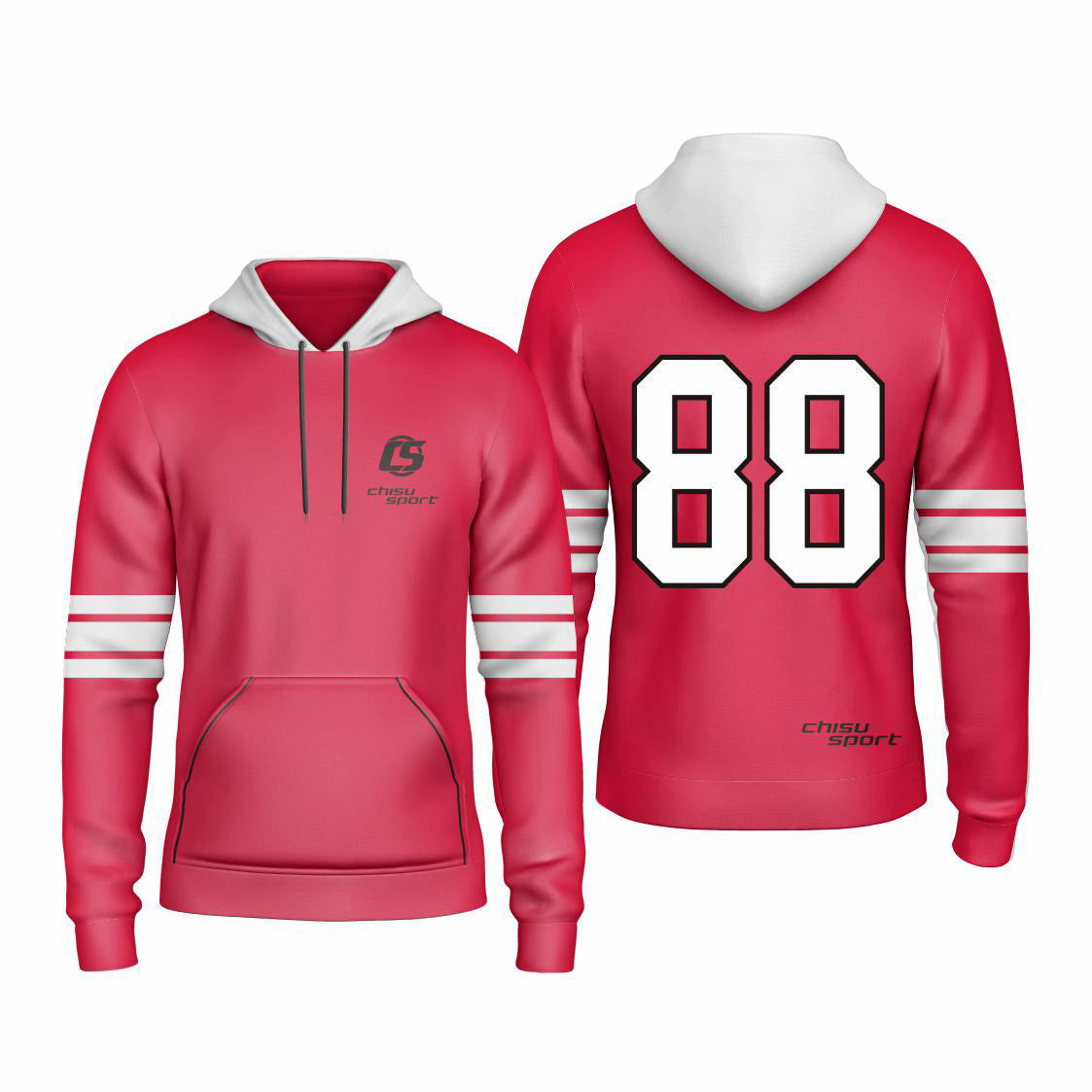 Sublimated Custom ice Hockey Hoodie design template-401