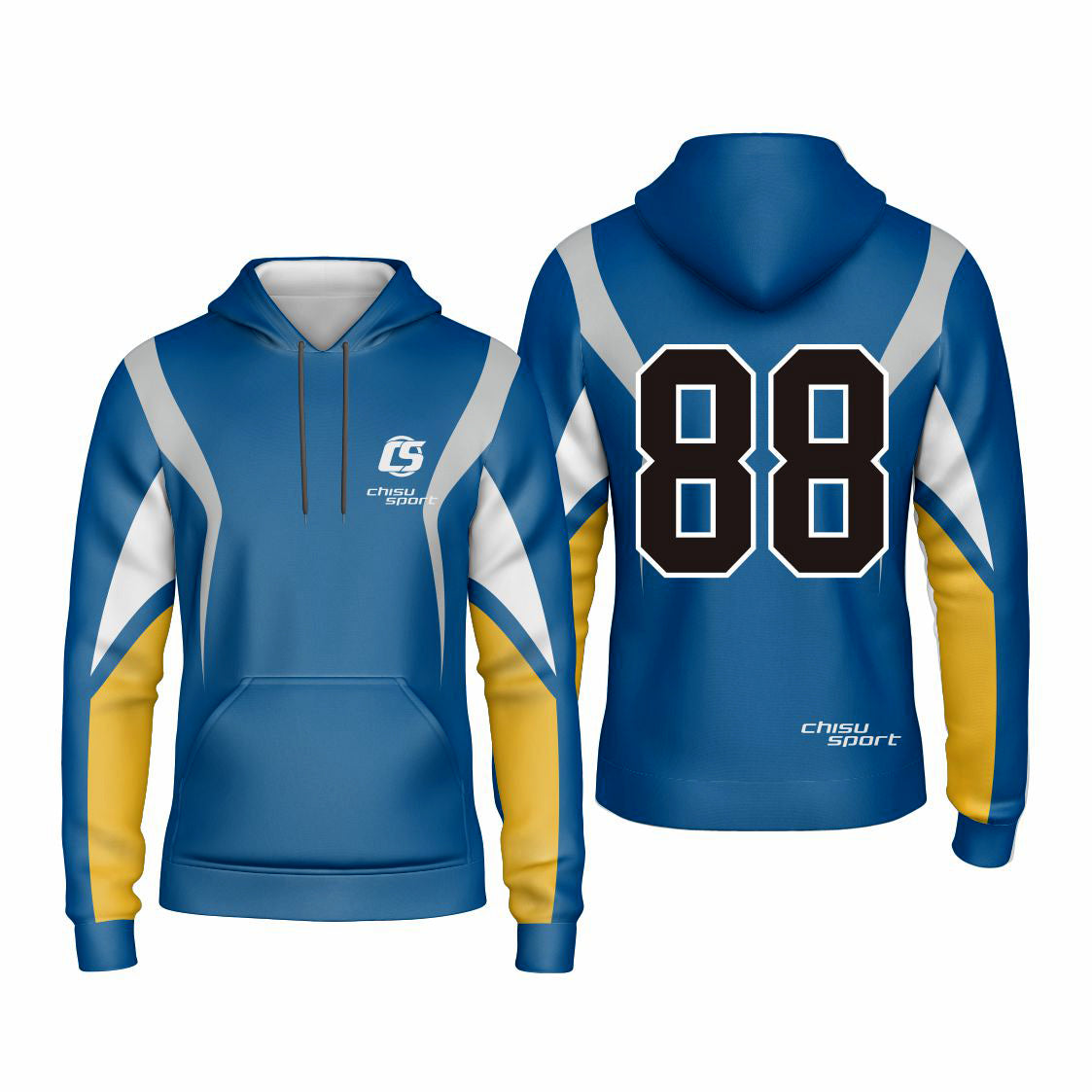 Sublimated Custom ice Hockey Hoodie design template-401