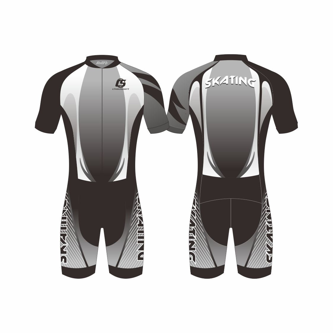 rollfy inline speed skating suit Design Template 301