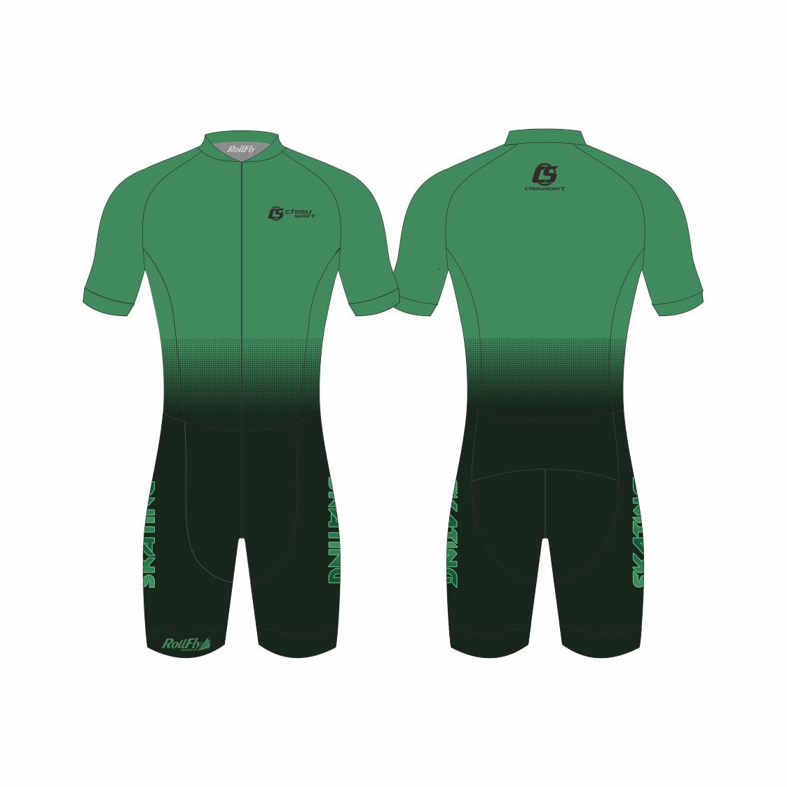rollfy inline speed skating suit Design Template 301