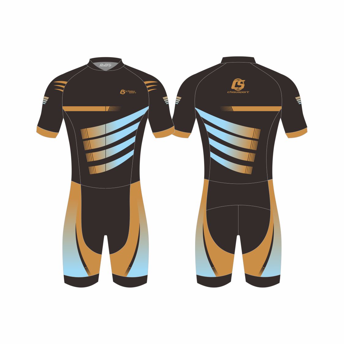 rollfy inline speed skating suit Design Template 301
