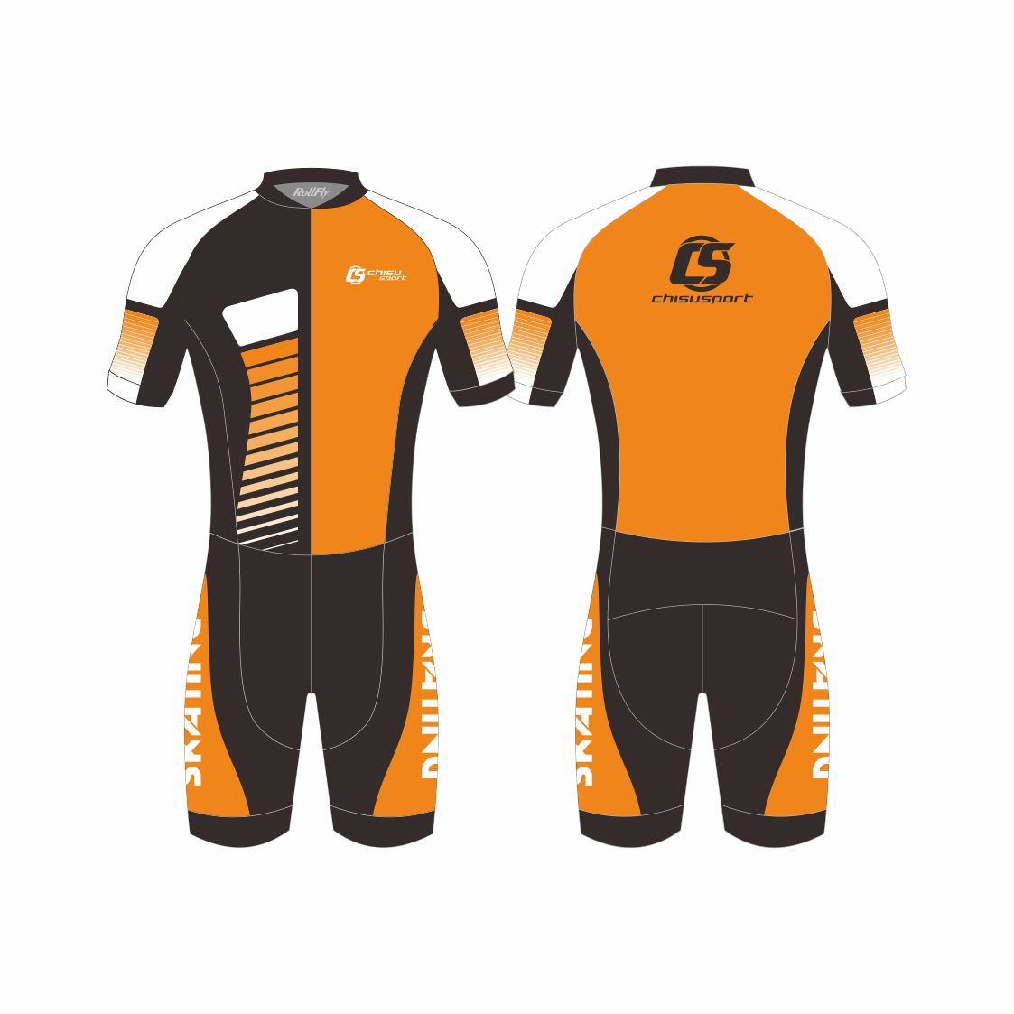 rollfy inline speed skating suit Design Template 301