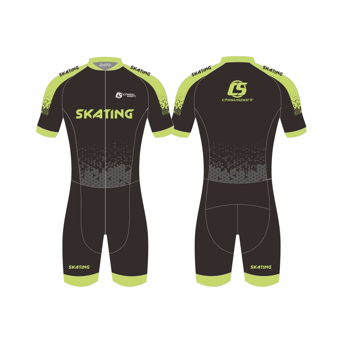 rollfy inline speed skating suit Design Template 301