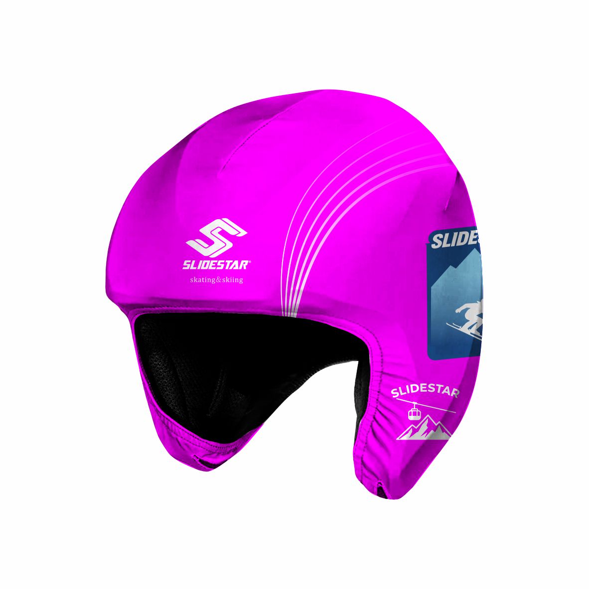 sublimated Ski helmet cover custom skiing helmet cover