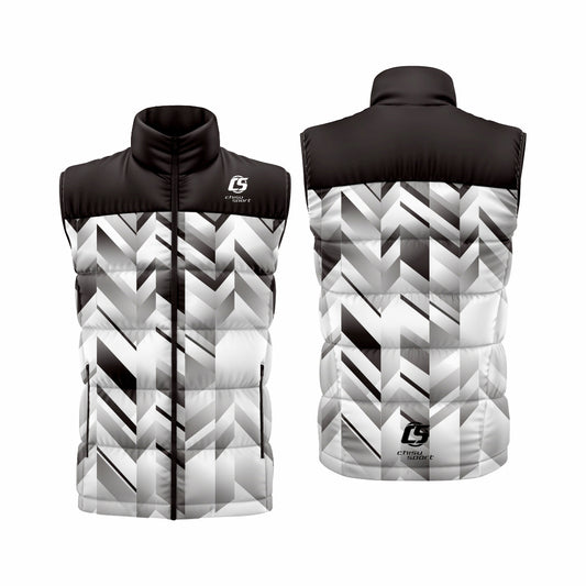 Sublimation printing custom OEM puffy vest down veat