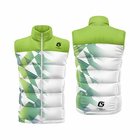 Sublimation printing custom OEM puffy vest down veat