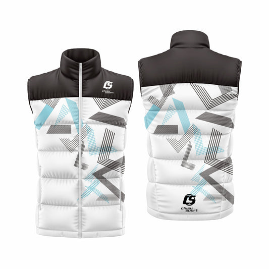 Sublimation printing custom OEM puffy vest down veat