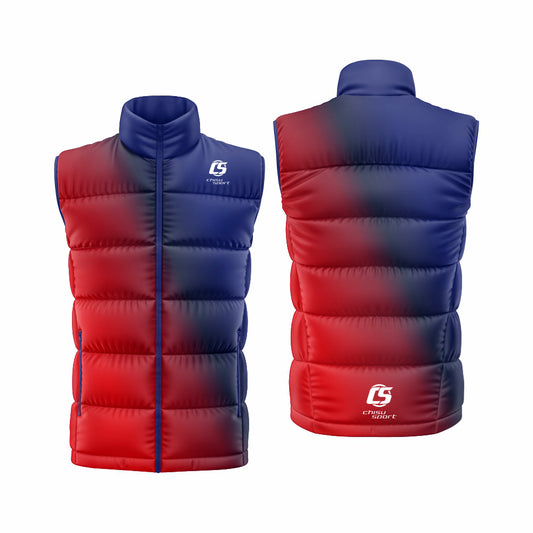 Sublimation printing custom OEM puffy vest down veat