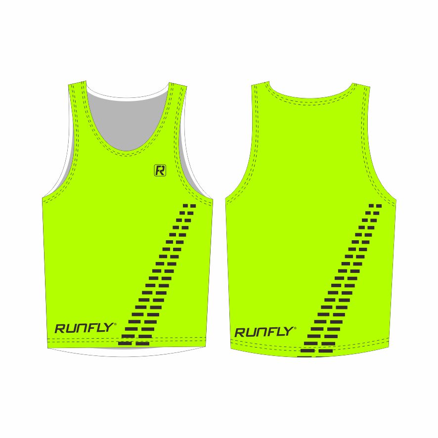 custom High quality breathable polyester spandex fluorescent color sublimation printing marathon singlet for man