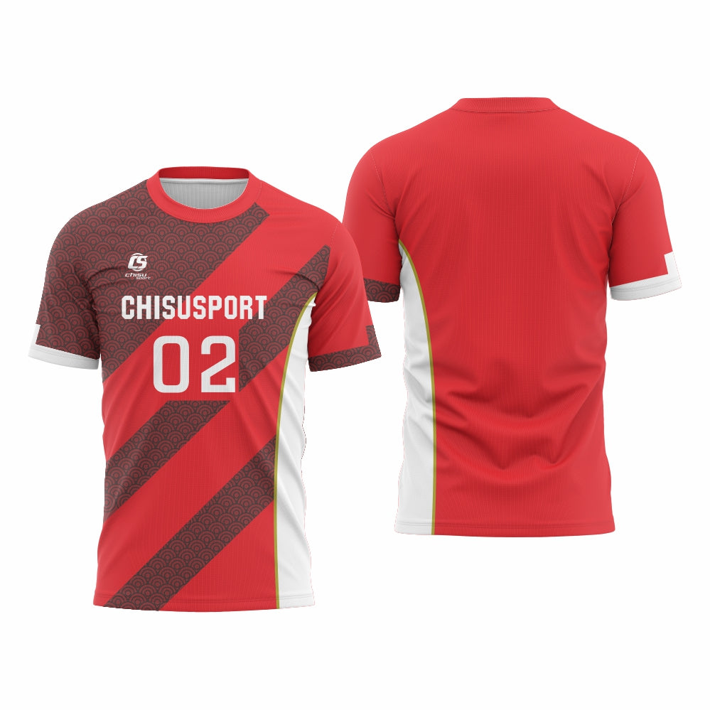 T-shirt soccer jersey design template -601
