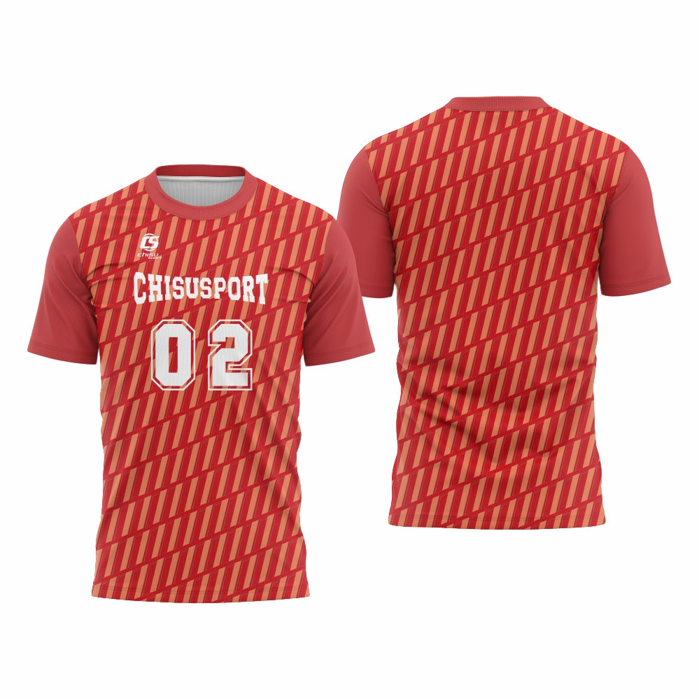 T-shirt soccer jersey design template -601