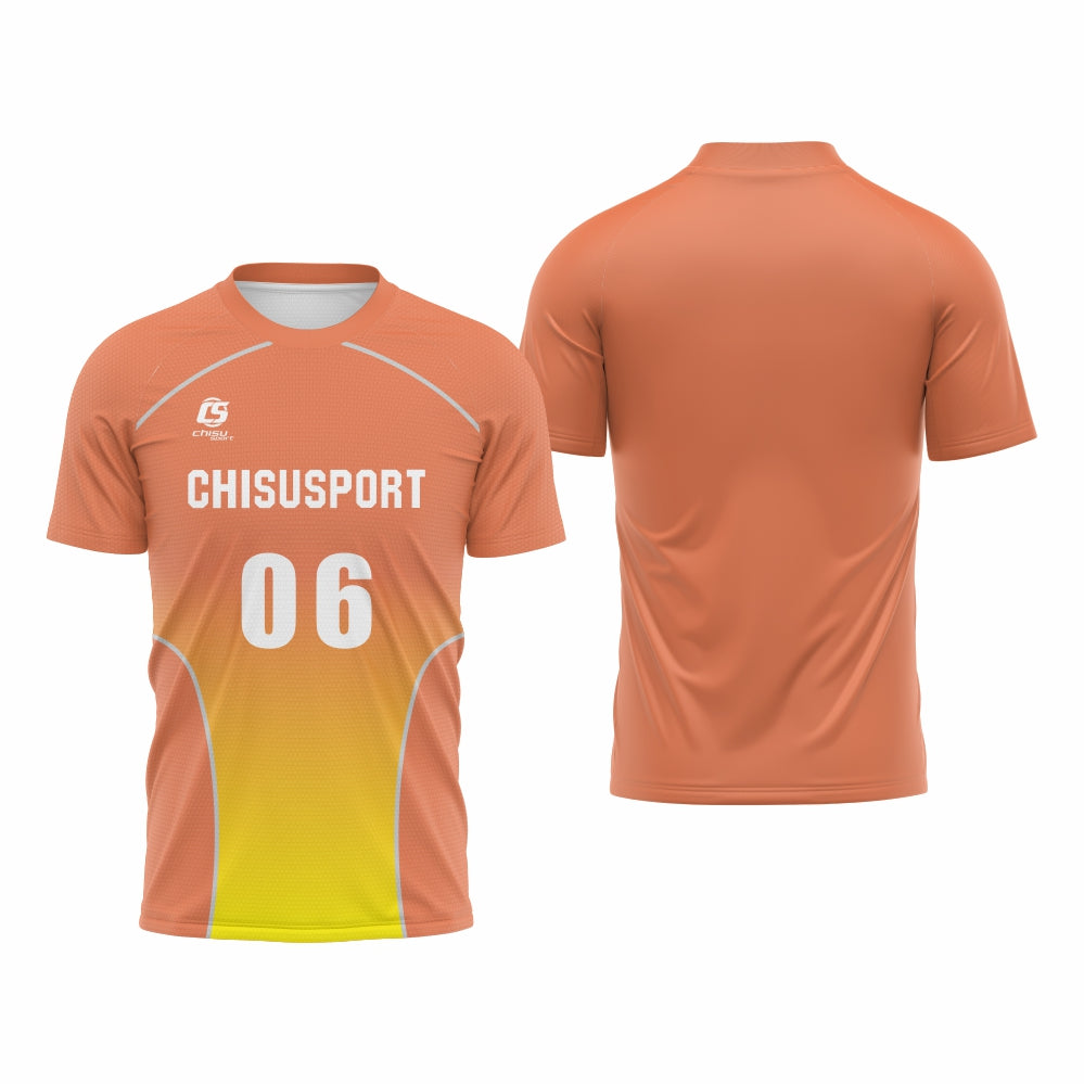 T-shirt soccer jersey design template -701