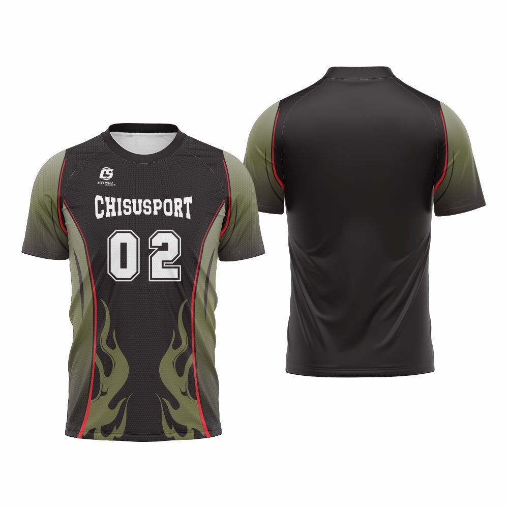 T-shirt soccer jersey design template -701